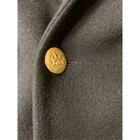 Vintage Forecaster Tuxedo Long One Button Pea Coat - Picture 2 of 11